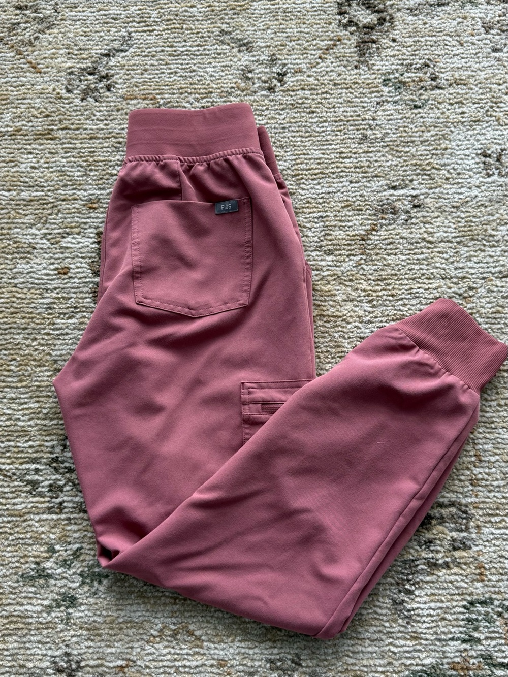 FIGS Mauve high waisted jogger scrub pant XS/P